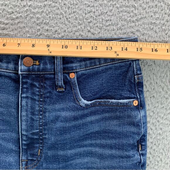 Madewell Women's Slim Demi-Boot Cropped Jeans in Sundale Wash  -  Size: 28 - Picture 8 of 16